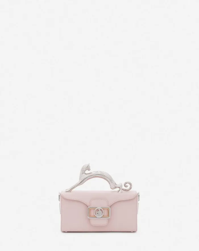 Women Lanvin Mini Bags and Clutches Leather Nano Pencil Cat Bag Ros