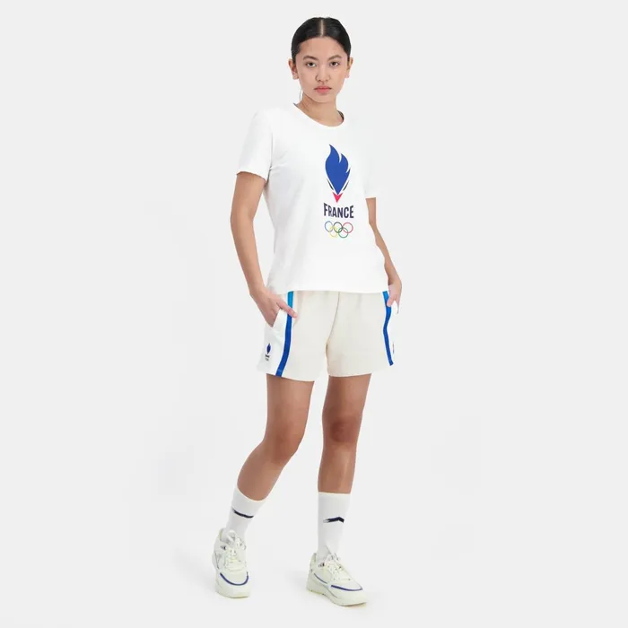 Women Le Coq Sportif Trousers Joggers And Shorts France039s Olympic Team Shorts