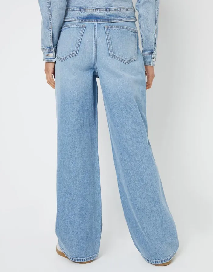 Women Light Wash Baggy Wide Leg Jeans Threadbare Jeans Women Light Wash Baggy Wide Leg Jeans Threadbare Jeans