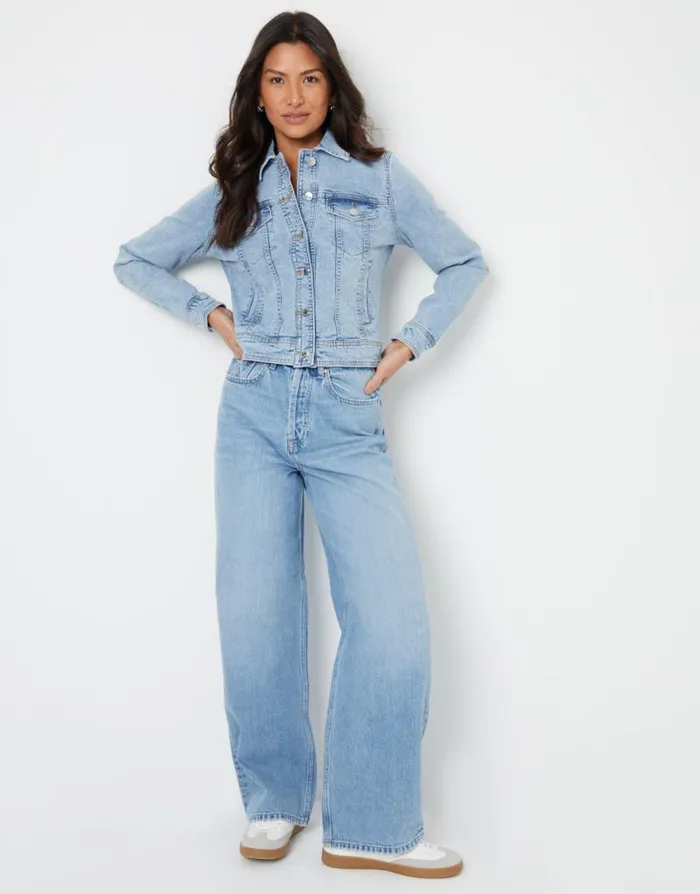 Women Light Wash Baggy Wide Leg Jeans Threadbare Jeans Women Light Wash Baggy Wide Leg Jeans Threadbare Jeans
