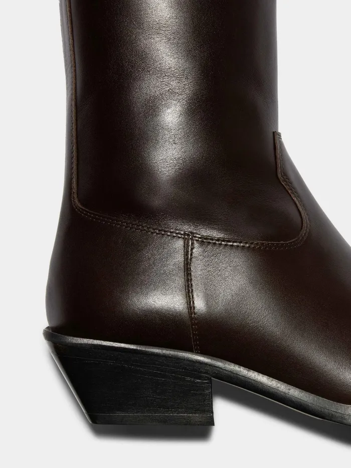 Women Luis Leather Cowboy Ankle Boots Aeyde Ankle Boots