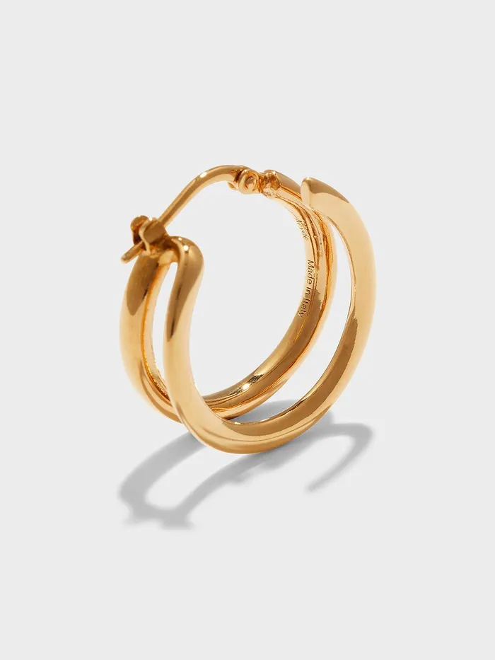 Women Lumi 18kt GoldPlated Hoop Earrings Aeyde Earrings