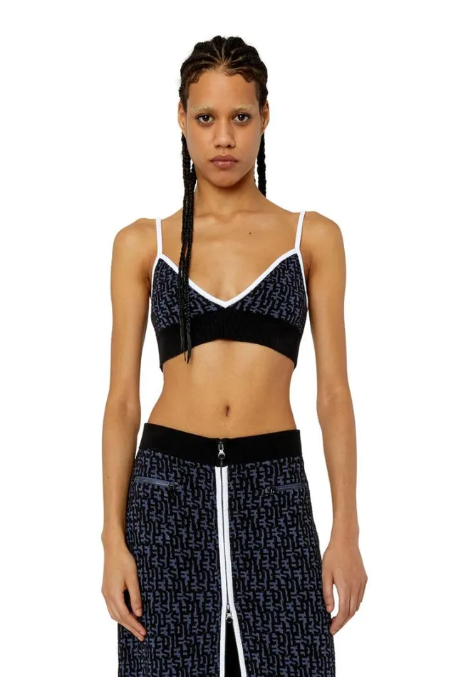 Women MAthildeTop Blackblue Diesel Knitwear Women MAthildeTop Blackblue Diesel Knitwear