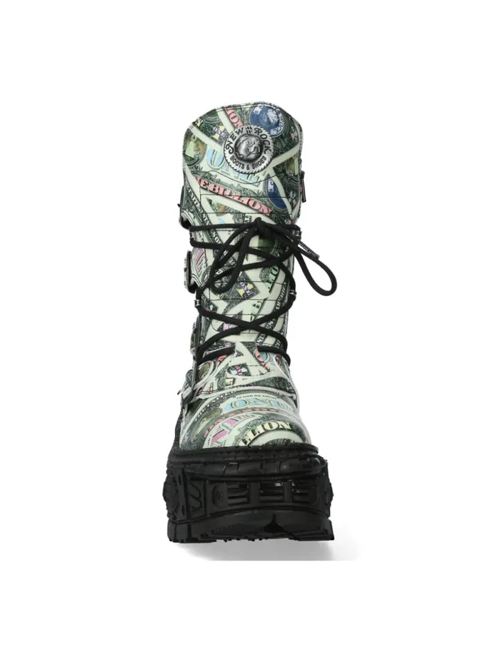 Women MWall028bC3 New Rock Military Women MWall028bC3 New Rock Military