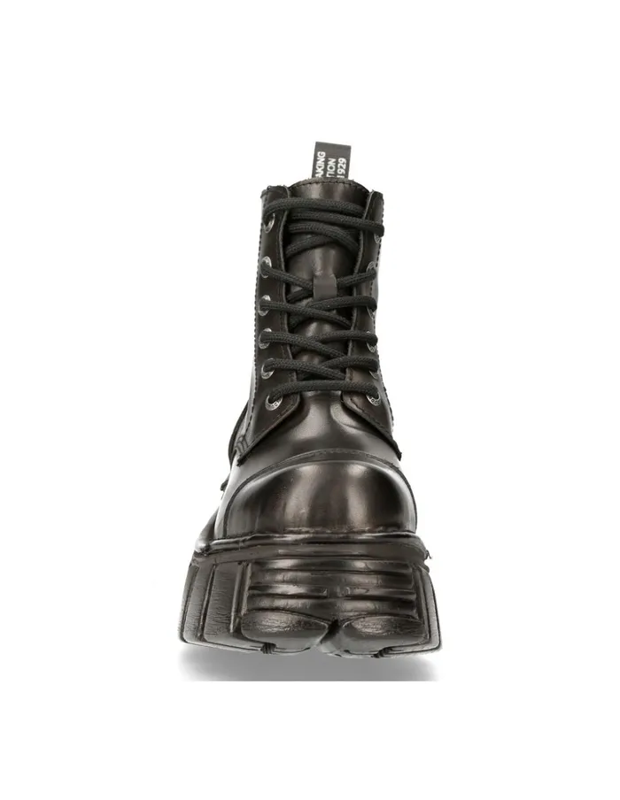 WomenMen Ankle Boot Metallic MMili210nC2 New Rock Boots WomenMen Ankle Boot Metallic MMili210nC2 New Rock Boots