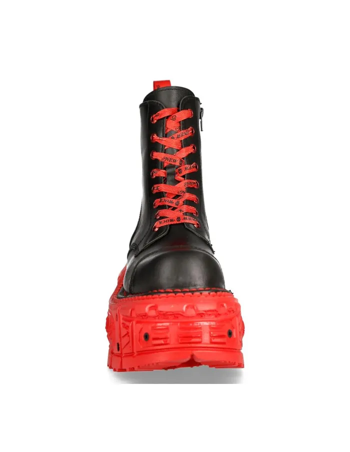 WomenMen Boot Black Imperfect MMili083cC48 New Rock Boots WomenMen Boot Black Imperfect MMili083cC48 New Rock Boots