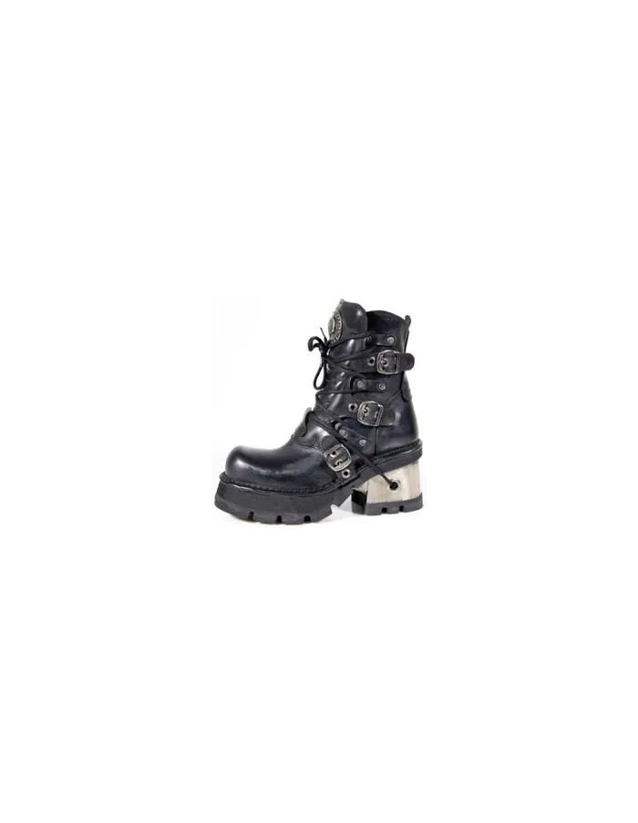 WomenMen Boot Metallic M1014C1 New Rock Boots