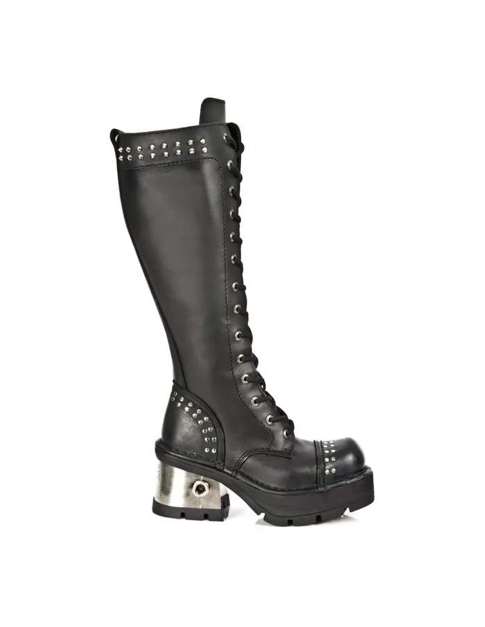 WomenMen Boot Metallic M1028C1 New Rock Boots