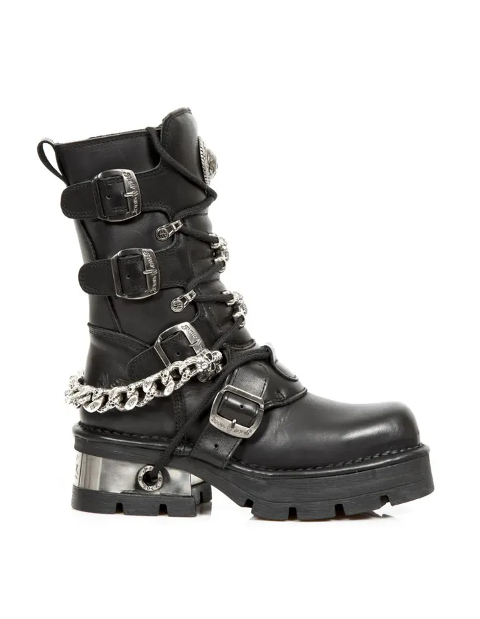 WomenMen Boot Metallic M1053C1 New Rock Boots