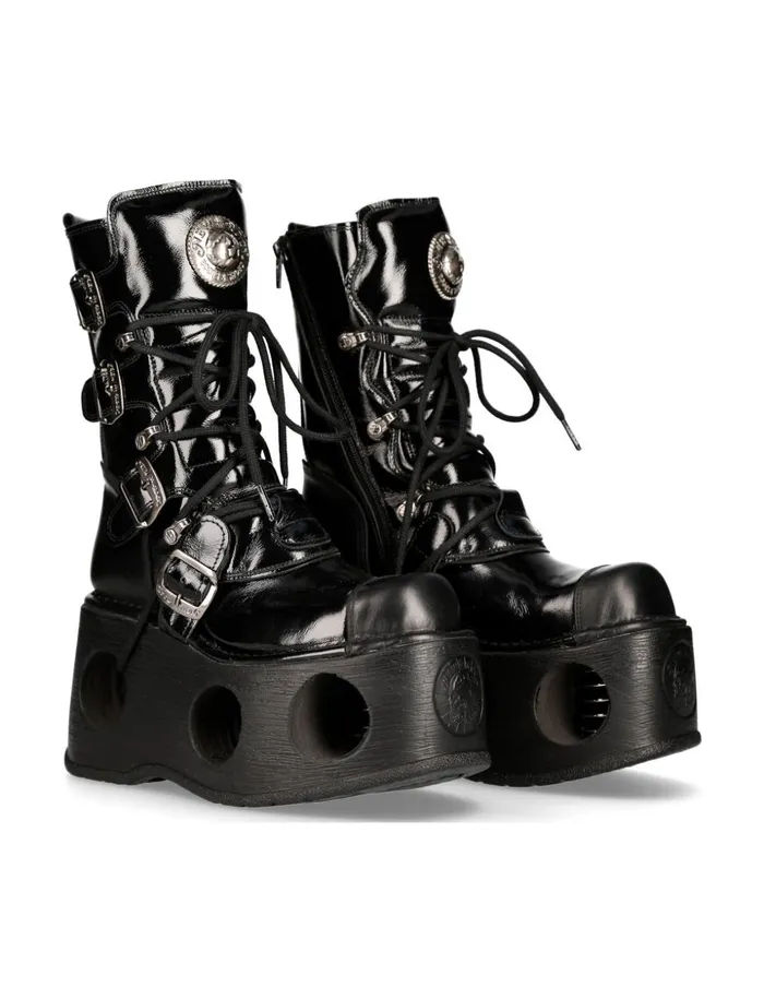 WomenMen Boot Metallic M313S5 New Rock Boots