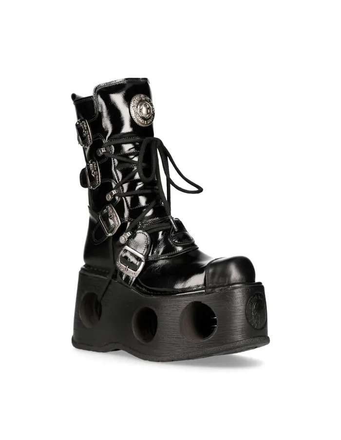 WomenMen Boot Metallic M313S5 New Rock Boots WomenMen Boot Metallic M313S5 New Rock Boots