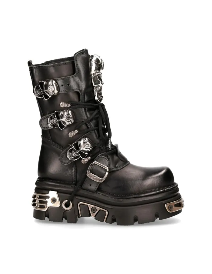 WomenMen Boot Metallic M375S1 New Rock Boots WomenMen Boot Metallic M375S1 New Rock Boots