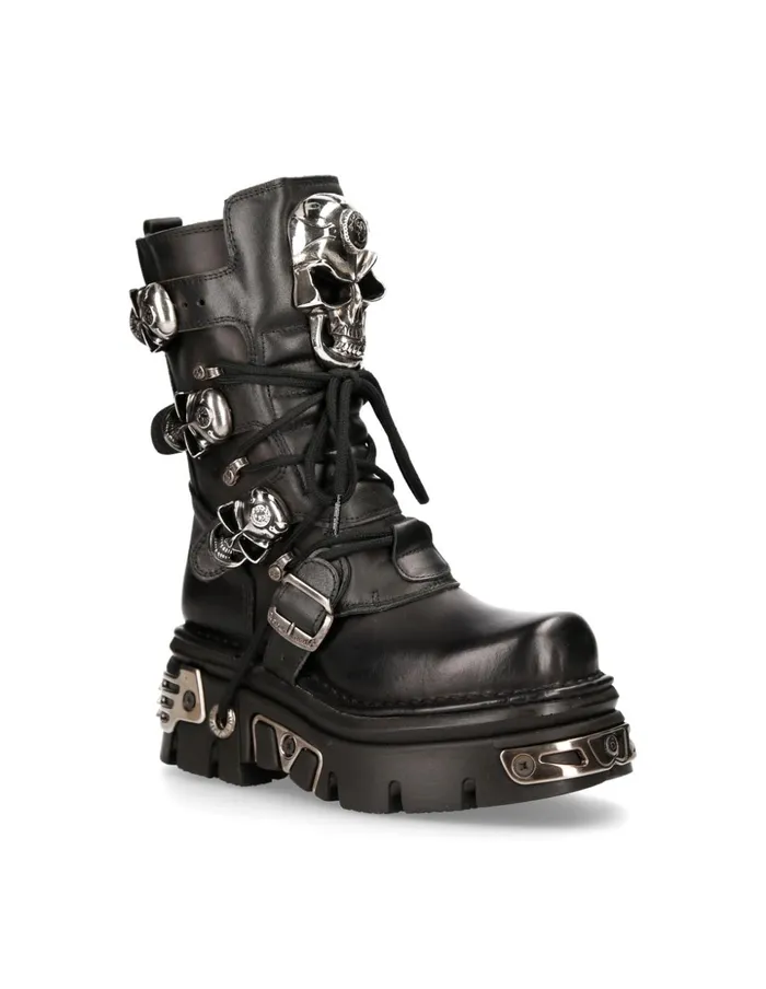 WomenMen Boot Metallic M375S1 New Rock Boots WomenMen Boot Metallic M375S1 New Rock Boots