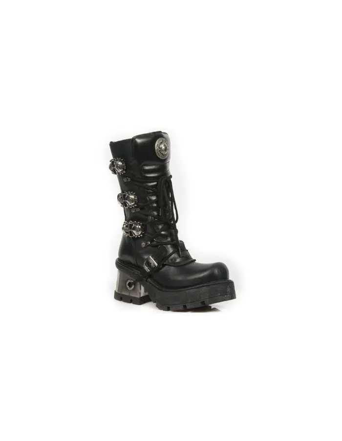 WomenMen Boot Metallic M379C1 New Rock Boots WomenMen Boot Metallic M379C1 New Rock Boots