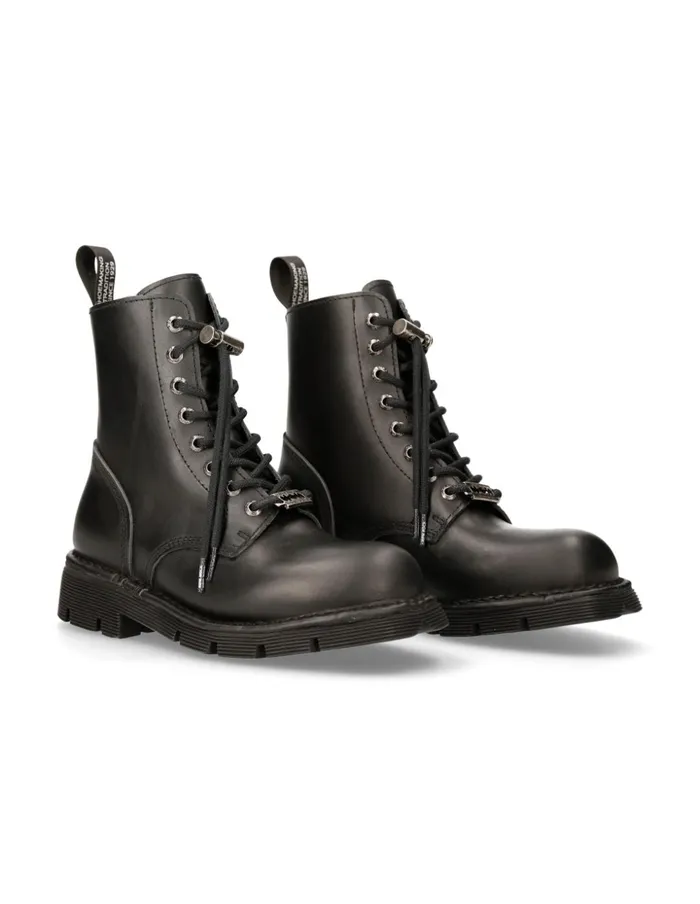 WomenMen Boot Metallic MNewmili084nS59 New Rock Boots