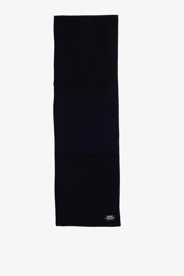WomenMen Dark Grey Thick Scarf Ecoalf Hats And Scarves