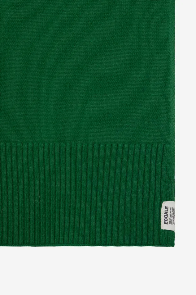 WomenMen Green Wool Scarf Ecoalf Hats And Scarves
