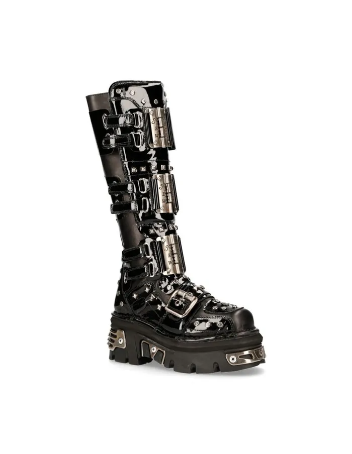 WomenMen High Boot Metallic M800C1 New Rock High Boots WomenMen High Boot Metallic M800C1 New Rock High Boots