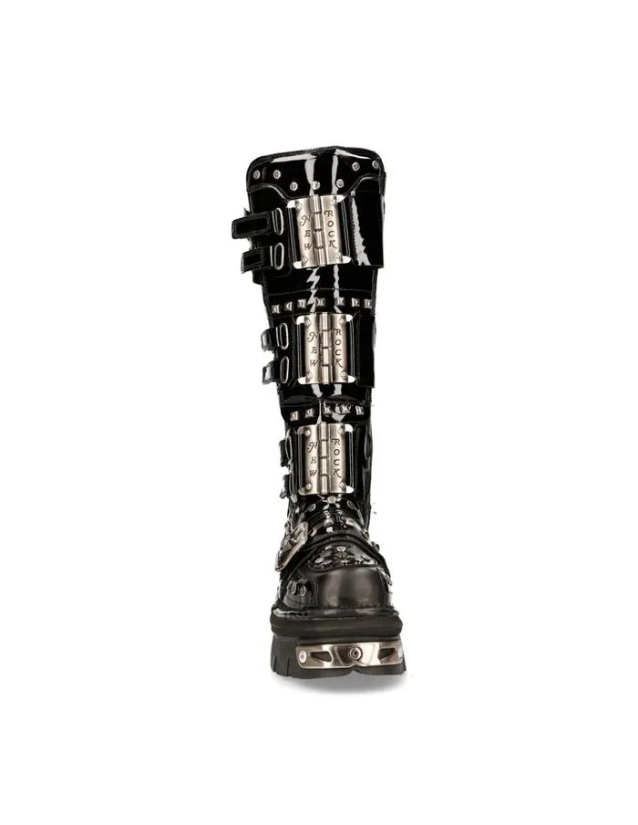 WomenMen High Boot Metallic M800C1 New Rock High Boots WomenMen High Boot Metallic M800C1 New Rock High Boots
