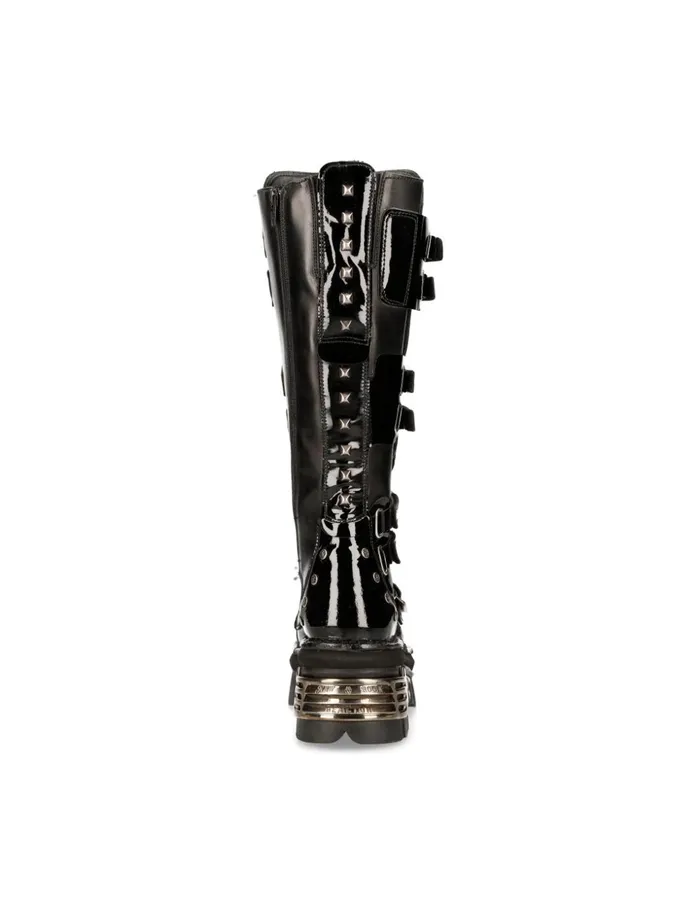 WomenMen High Boot Metallic M800C1 New Rock High Boots WomenMen High Boot Metallic M800C1 New Rock High Boots