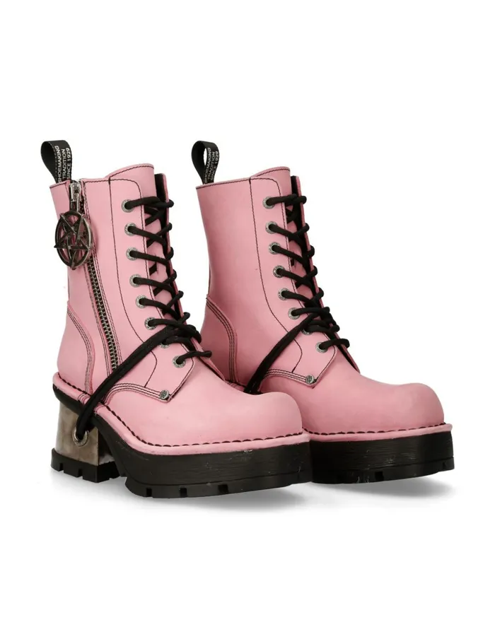 WomenMen Metallic M1045C11 New Rock Boots