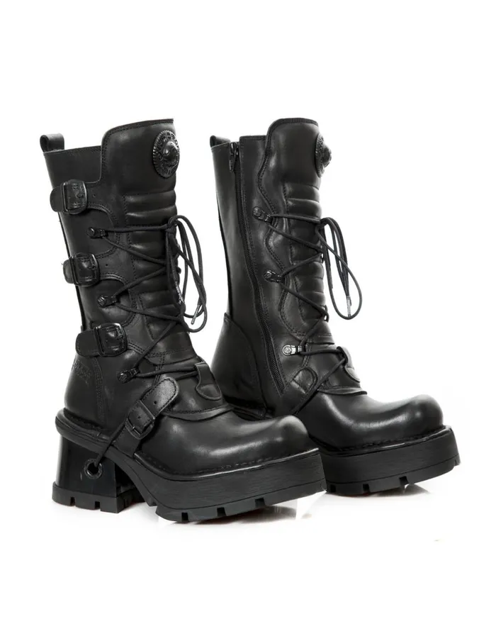 WomenMen Metallic M373qS4 New Rock Boots