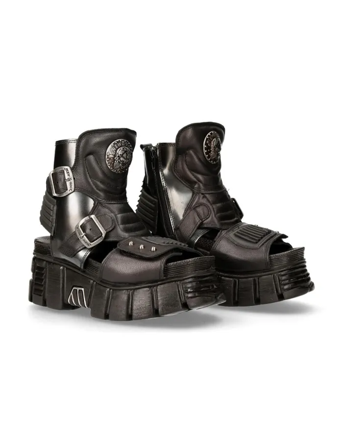 WomenMen Metallic MBios106C4 New Rock Boots
