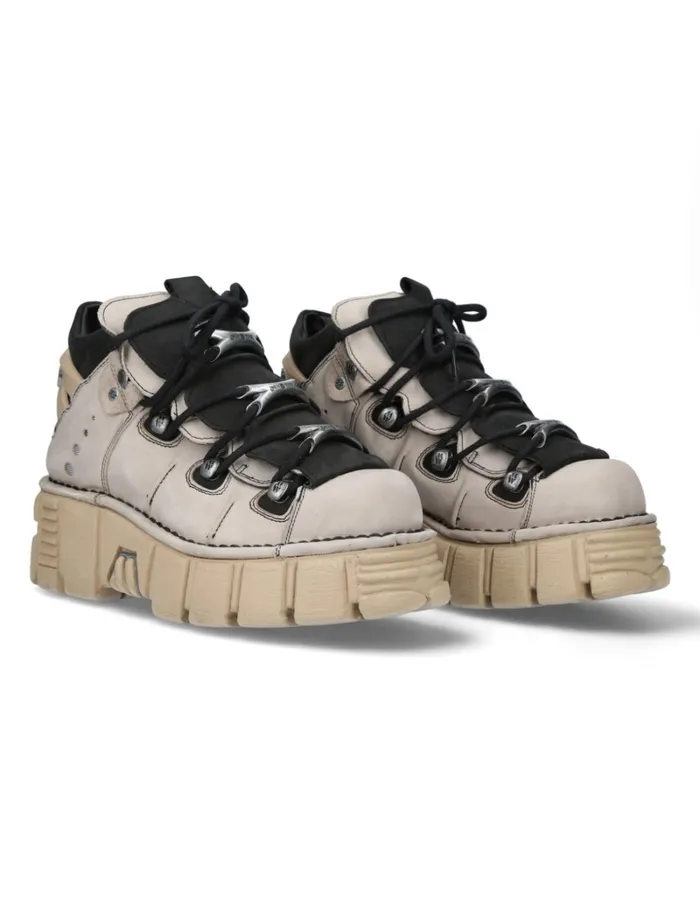 WomenMen Shoe Metallic M106C17 New Rock Booties