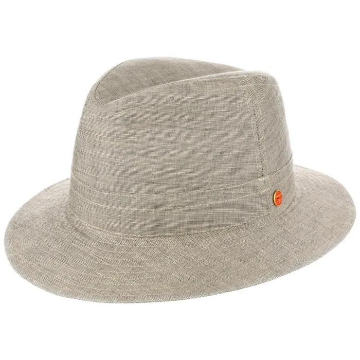 WomenMen Traveler Hats Mayser Sheridan Savona Traveler Fabric Hat Beigemottled