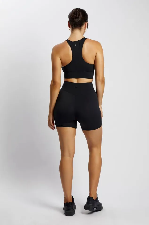 Women Meshki Bottoms Carly Bike Shorts 8211 Black