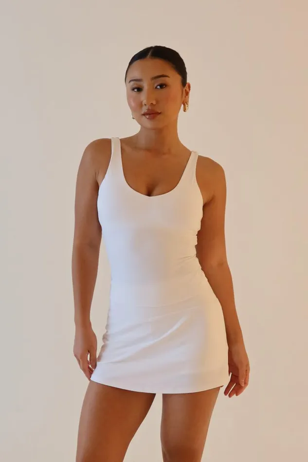 Women Meshki Bottoms Terra Mini Skirt With Shorts 8211 White