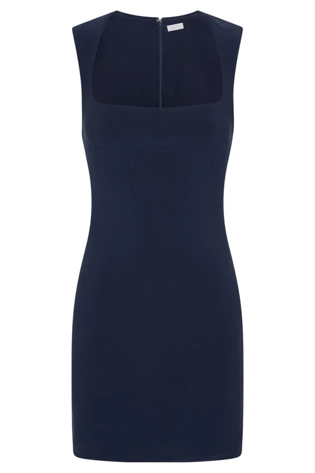 Women Meshki Dresses Frida Crepe Mini Dress 8211 Dark Navy