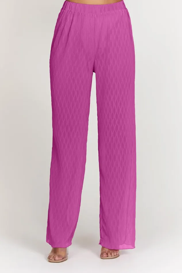 Women Meshki Dresses Karla Wave Pleat Pant 8211 Rose Pink