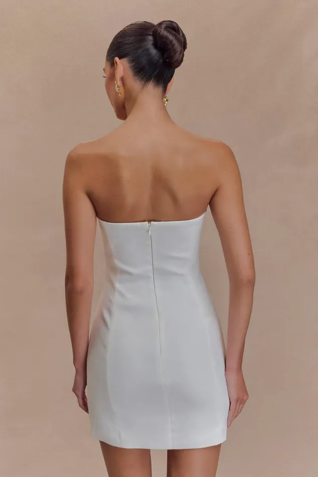 Women Meshki Dresses Maci Crepe Mini Dress 8211 White