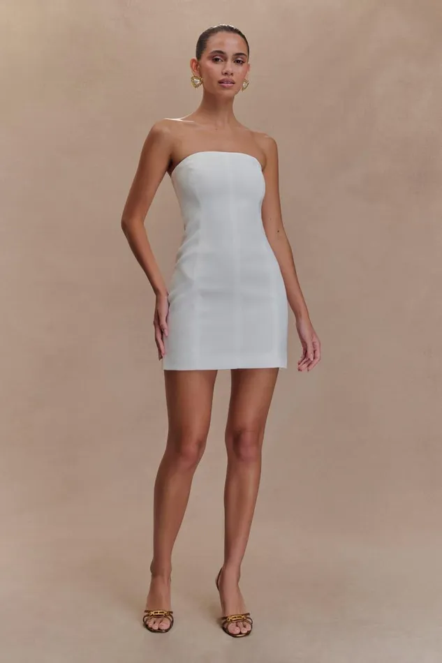 Women Meshki Dresses Maci Crepe Mini Dress 8211 White
