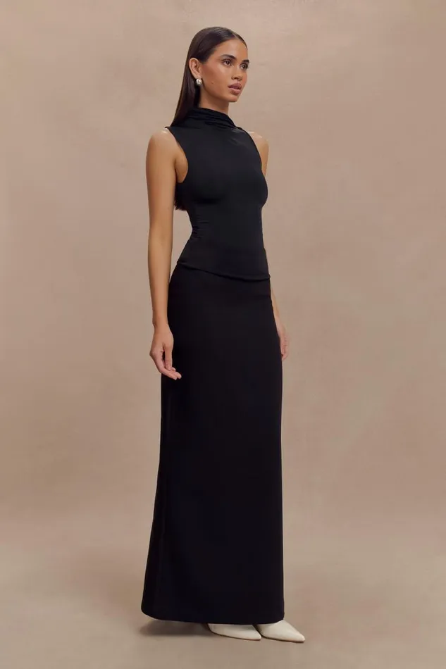 Women Meshki Tops Hadleigh Sleeveless Slinky Top 8211 Black