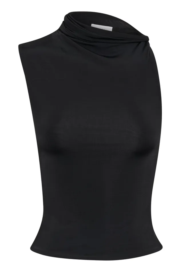 Women Meshki Tops Hadleigh Sleeveless Slinky Top 8211 Black