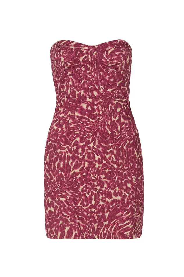 Women MISA Los Angeles Dresses KINSLEY DRESS Fauna Abstract