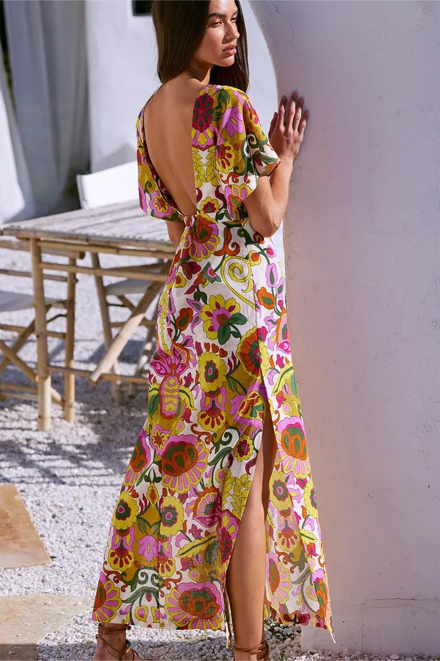 Women MISA Los Angeles Dresses LALITA DRESS Floral Corsica Multi