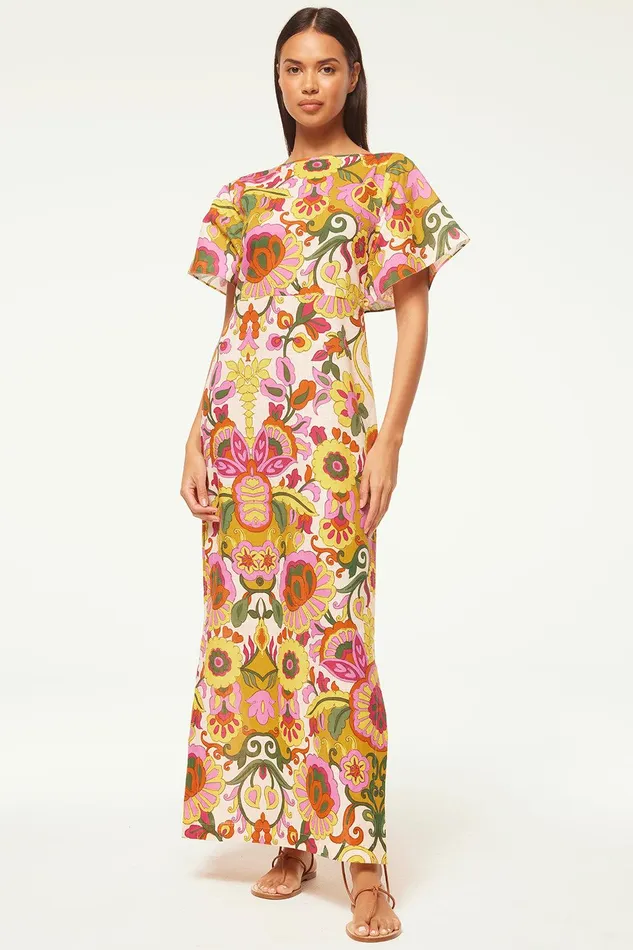 Women MISA Los Angeles Dresses LALITA DRESS Floral Corsica Multi