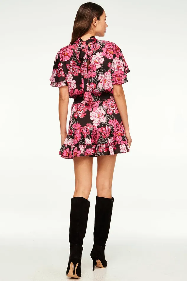 Women MISA Los Angeles Dresses SAFFIE DRESS Pink Peony