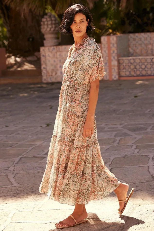 Women MISA Los Angeles Exclusives ILYA DRESS Ombre Tapestry