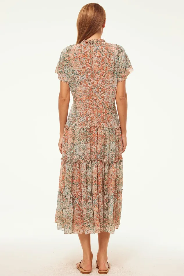 Women MISA Los Angeles Exclusives ILYA DRESS Ombre Tapestry