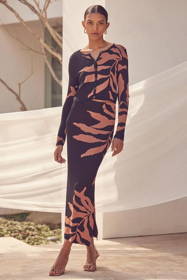 Women MISA Los Angeles Matching Sets FIRA SKIRT Fernal Glow