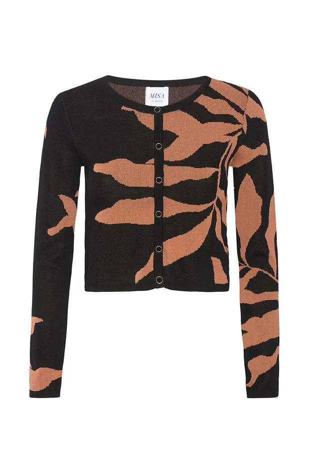 Women MISA Los Angeles Matching Sets JOANA CARDIGAN Fernal Glow