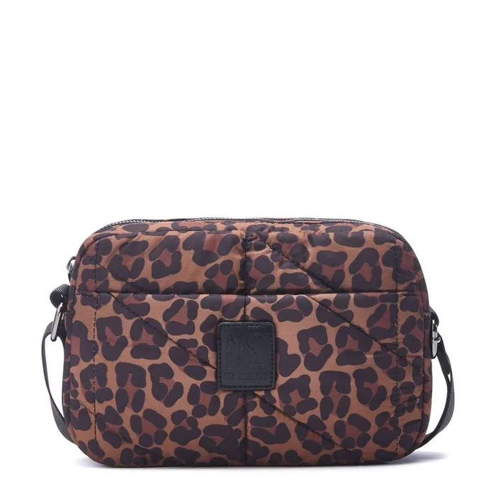 Women Moda In Pelle Crossbody Bags Azani Bag Dark Leopard Nylon