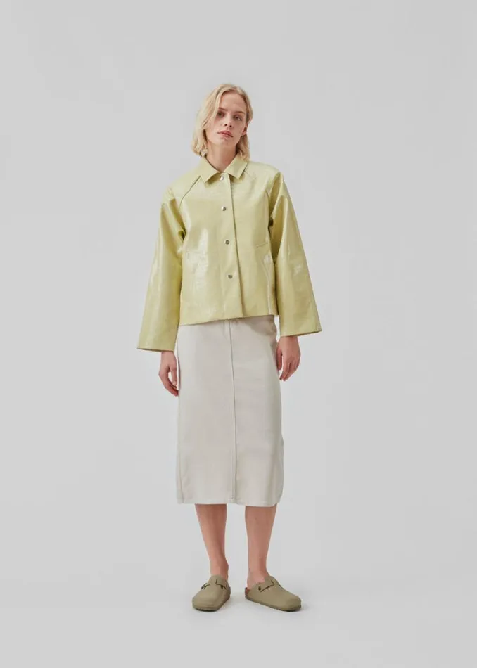 Women Modstrm Coats and Jackets ColeMD Jacket Yellow Pear