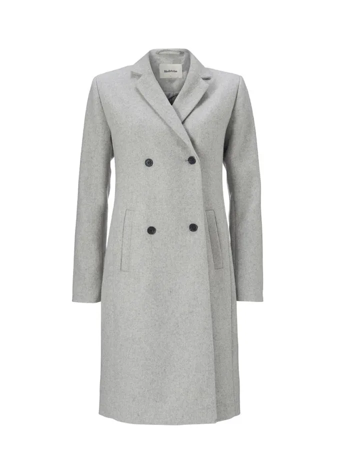 Women Modstrm Coats and Jackets Odelia Coat Grey Melange