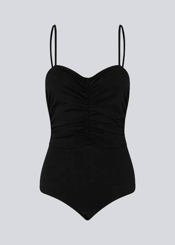 Women Modstrm Tops CurtisMD Bodystocking Black Women Modstrm Tops CurtisMD Bodystocking Black