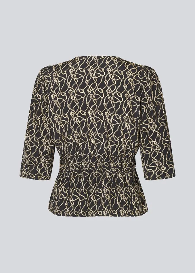 Women Modstrm Tops FelineMD Print Top Fall Rope Women Modstrm Tops FelineMD Print Top Fall Rope